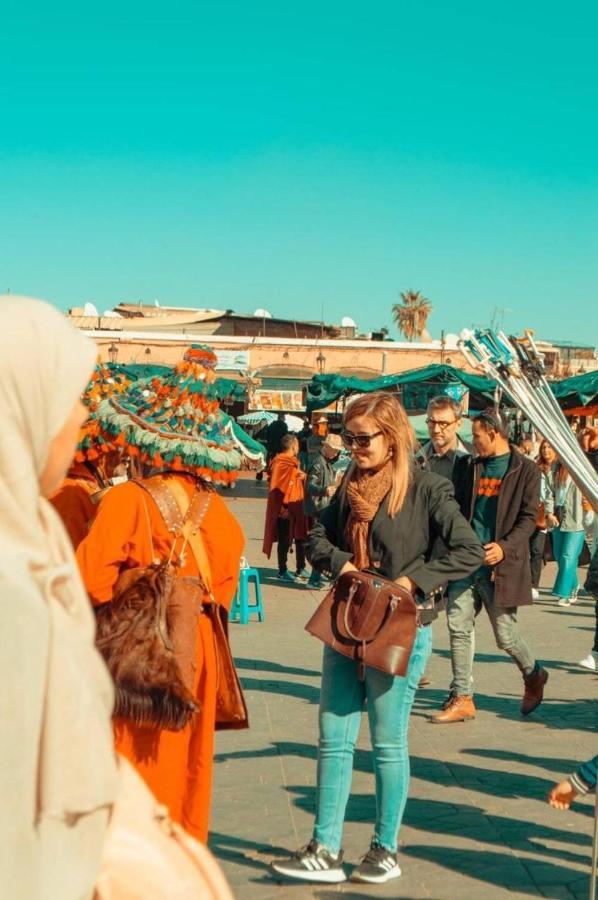 Authentic Moroccan Charm Apartment In Marrakech Terrace Μαρακές Εξωτερικό φωτογραφία